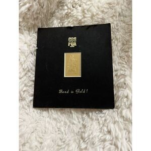 James Bond CBS Fox Is Gold! Video Gold Memorbilia Stamp .999